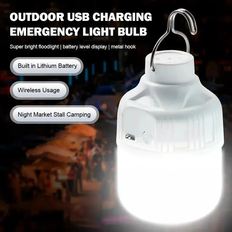 TrailGlow USB Rechargeable LED Camping Lantern High Brightness Portable Outdoor Light For Camping And Emergencies