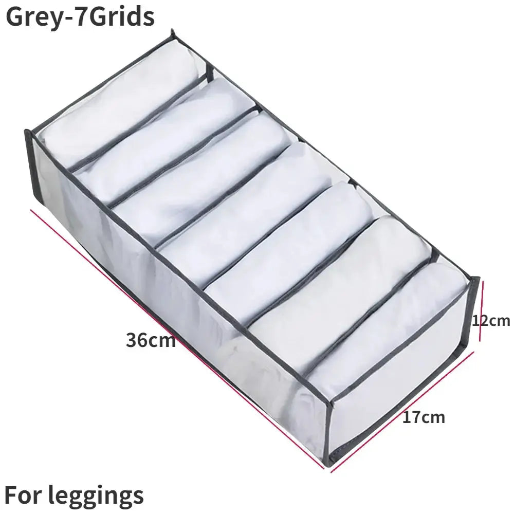 24 Lattice Non Woven Storage Box For Socks Briefs And Underwear Collapsible Wardrobe Organizer With Belts And Ties