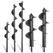 Spiral Hole Drill Bit For Gardening Planting Attach To Corded Or Cordless Drill For Easy Soil Loosening And Hole Digging