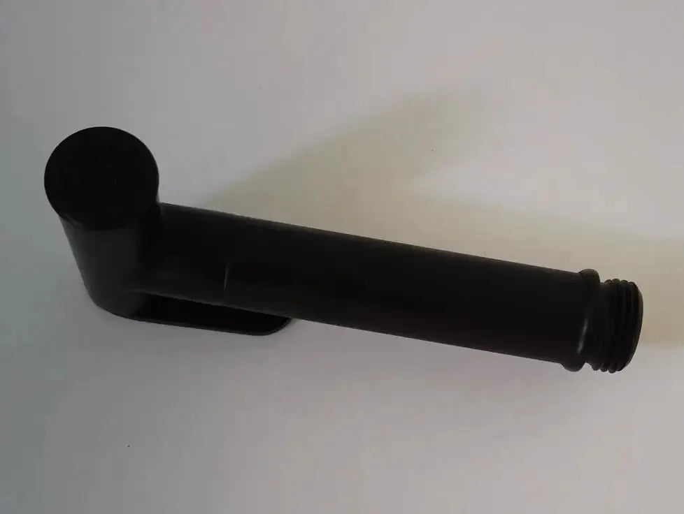 Handheld bidet shower head in black with wall-mount bracket from Simples Market