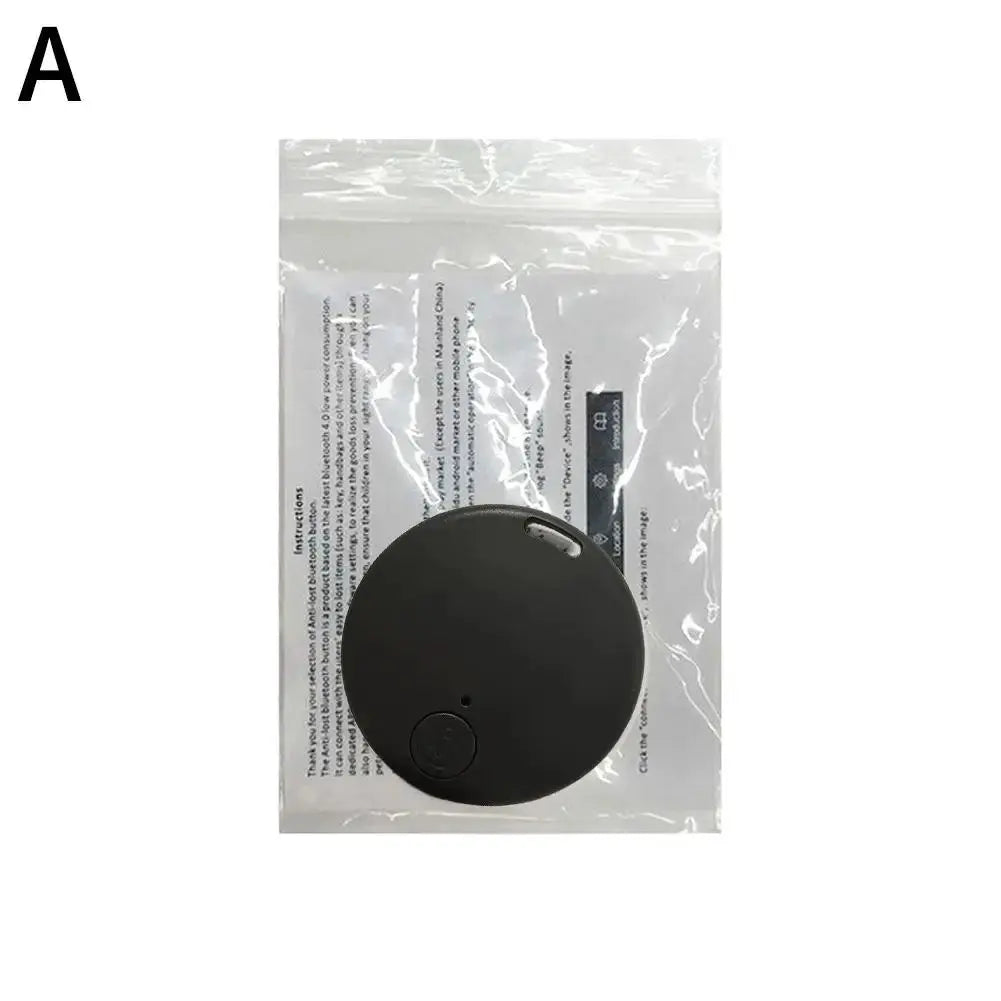 Simples Market black round GPS Bluetooth 5.0 anti-lost tracker for pets and keys