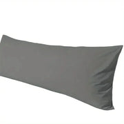 Body pillow cover, gray double-brushed polyester, 20x54, 1pc