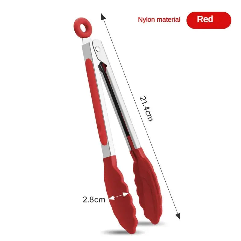 High Temperature Resistant Nylon And Stainless Steel Bread Clip For Outdoor BBQ And Kitchen Use
