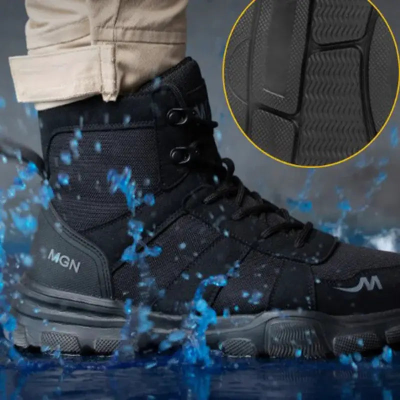Indestructible Safety Shoes For Men And Women With Steel Toe And Puncture Proof Non Slip Work Boots