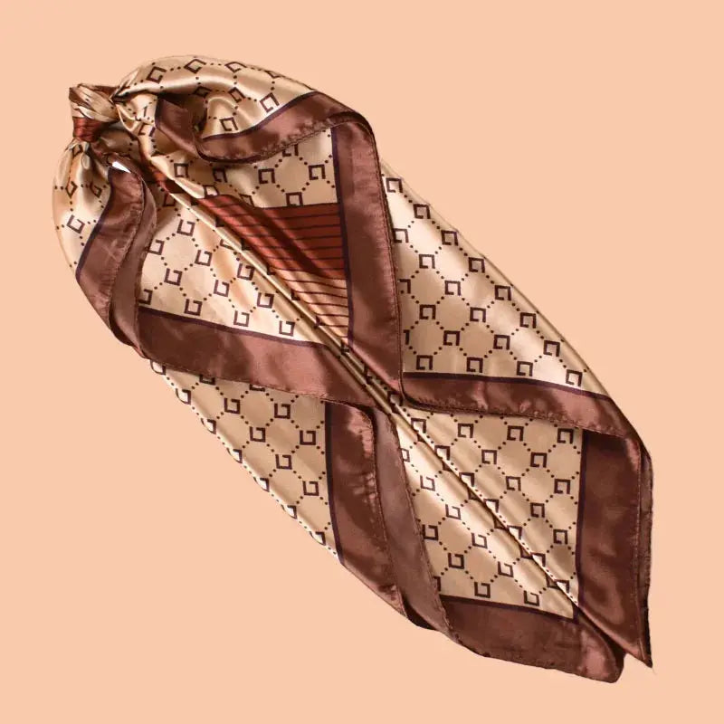 Womens Satin Square Scarf 90x90 Inch Beach Accessory Multiuse Headscarf Hair Towel For Summer Fashion
