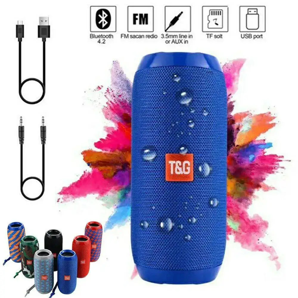 TG117 Outdoor Bluetooth Speaker Portable Wireless Speaker With Dual 5W Drivers And Powerful Bass