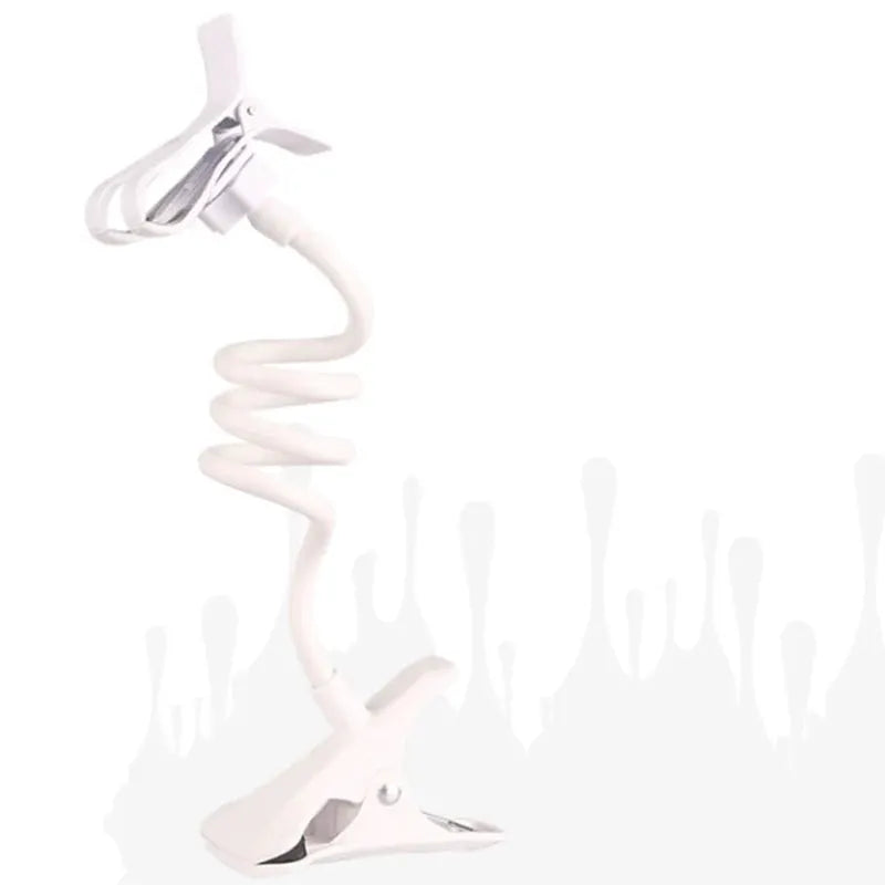 Universal Mobile Phone Holder With Flexible Gooseneck Clip For Bed Desktop Mounts And Hands Free Viewing