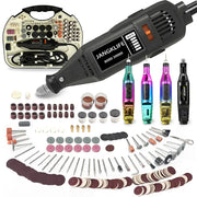 JANGKLIFE 110 220V High Power Multi Function Electric Grinder Polishing Drilling Cutting Engraving 211 Accessory Set