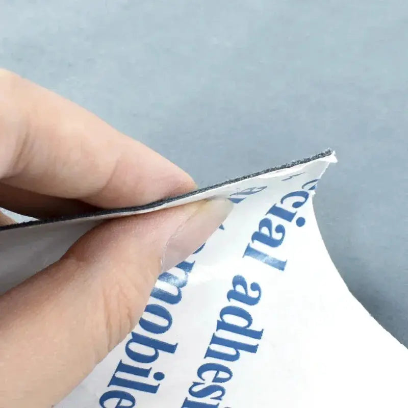 Simples Market self-adhesive synthetic suede fabric, gray, peel-and-stick car interior trim material