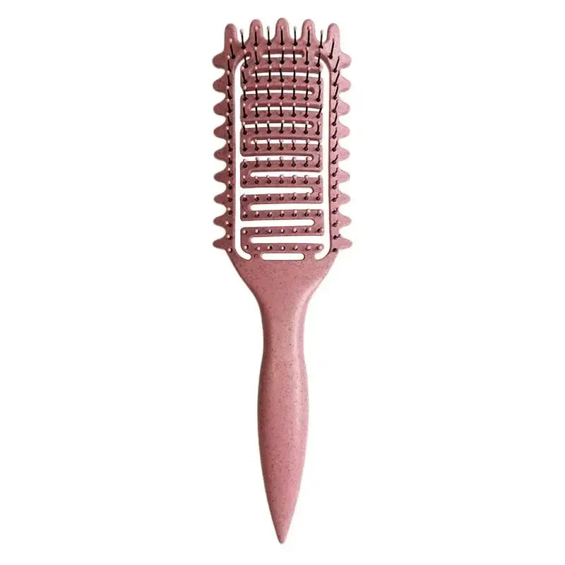 Curl Define Styling Brush For Detangling Hair Comb Hollow Out Wet Curly Hair Shaping Curls Barber Hairdressing Tool