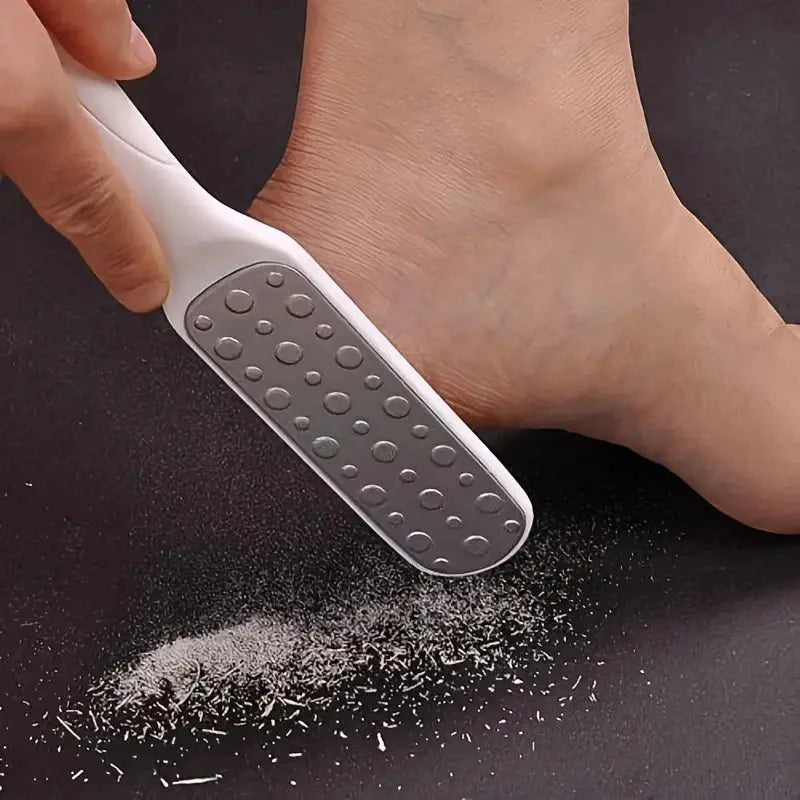 Ouriner 304 Stainless Steel Foot File Double Sided Callus Remover For Dead Skin Professional Pedicure Tool