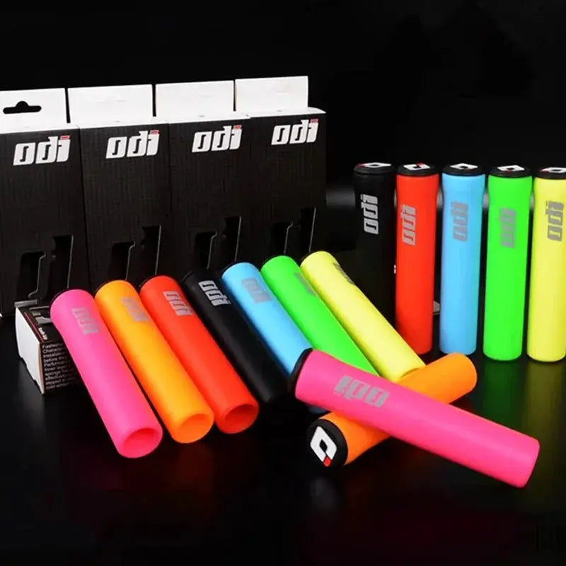 2 Pack ODI Silicone MTB Grips Soft Shock Absorbing Handlebar Covers For Mountain Bike BMX