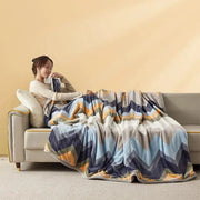 Extra Soft Flannel Blanket Thickened Nap For All Season Comfort 100 Percent Polyester