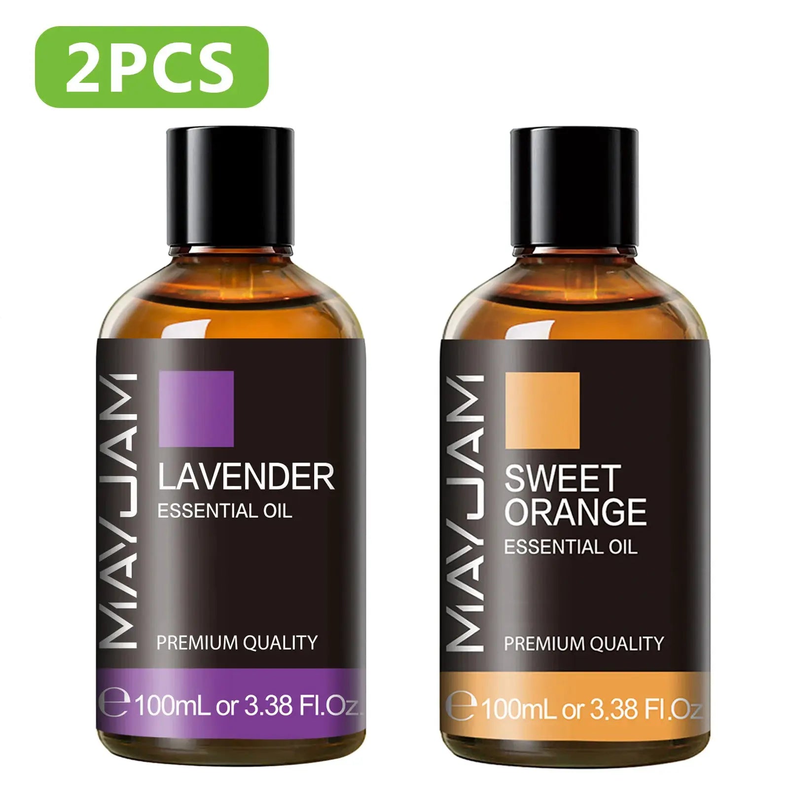 MAYJAM 100ml Pure Plant Essential Oil Mint Bergamot Patchouli Citronella Lemongrass Chamomile Cedarwood For Reed Diffuser