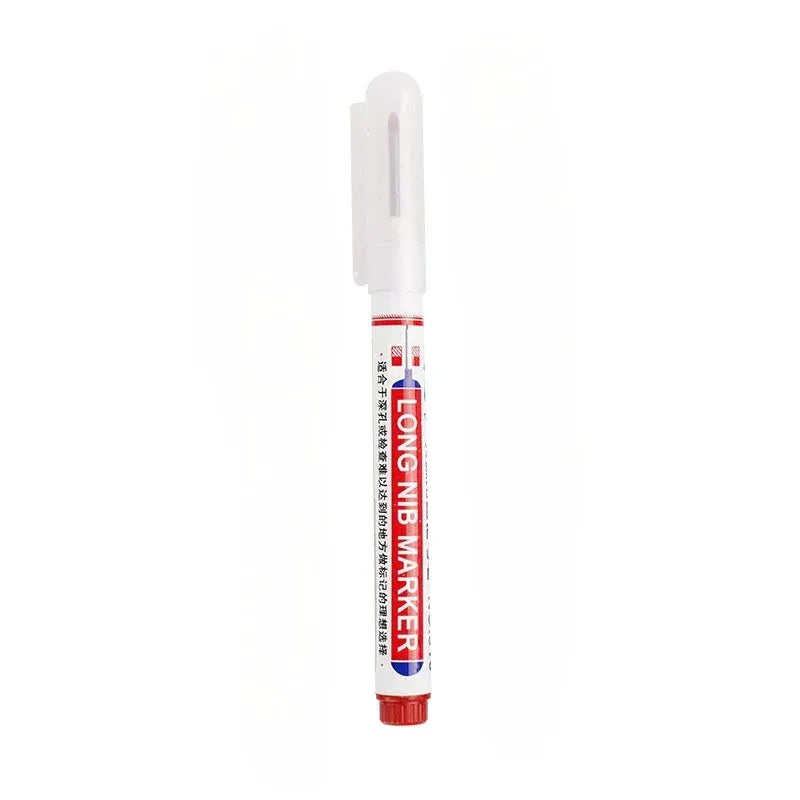 Simples Market white oil-based paint marker pen with 0.7/1.0/2.5mm nibs, waterproof on wood/plastic/metal/glass