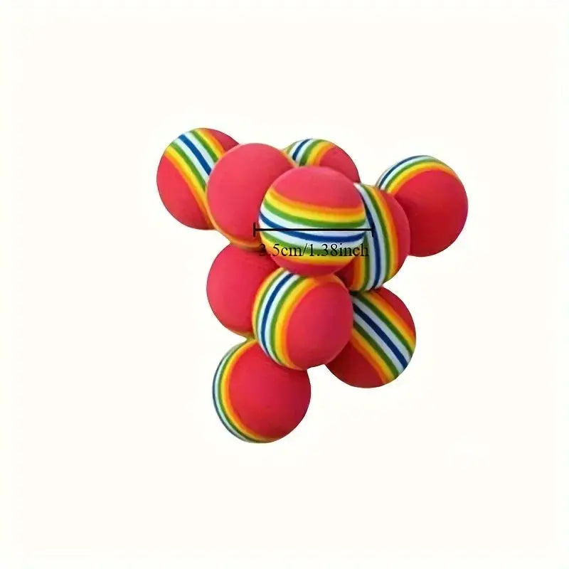 Fun Splash Christmas Party Sports Floating Shower Game Toy With Durable EVA Material Random Color Ball For Holiday Fun