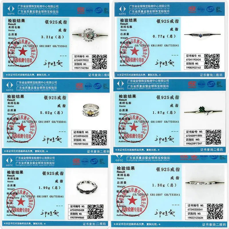 925 Sterling Silver Rings Bow Heart Star Sun Moon Zircon For Women Jewelry Birthday Anniversary Gifts
