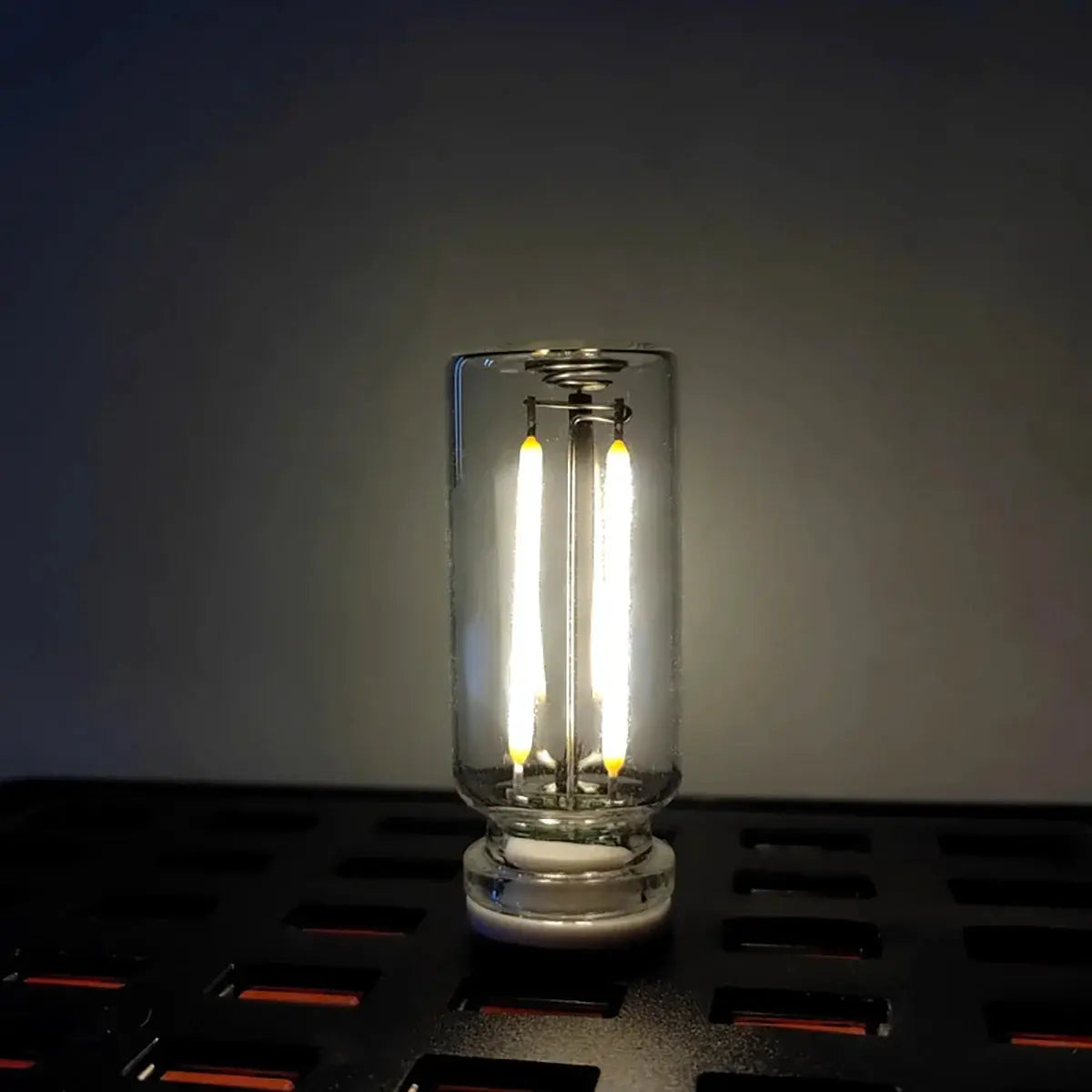 Portable USB touch night light by Simples Market with glass filament LEDs