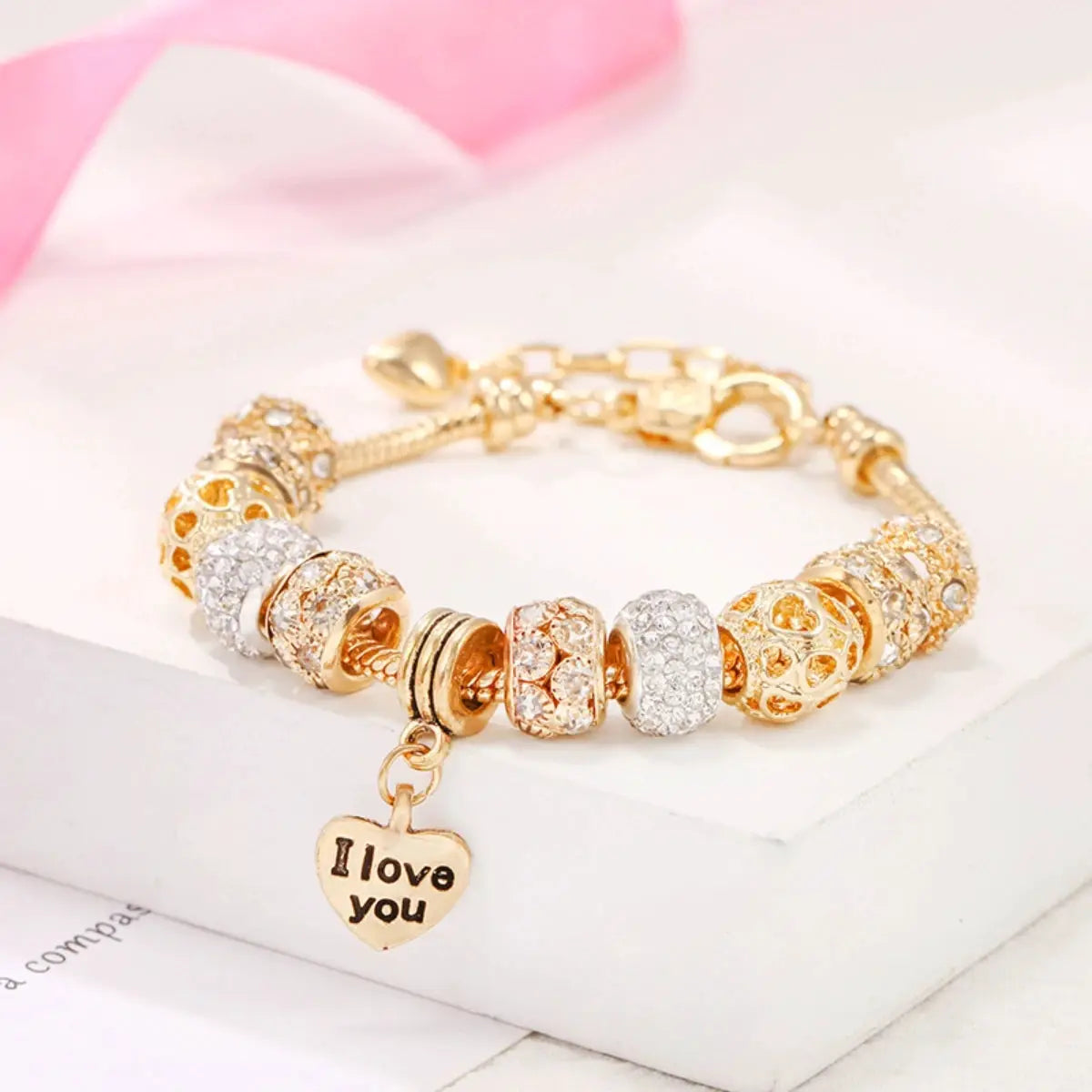 Women's Fashion Panjiadorado Element Heart Love Bracelet For Dating Travel Parties Festivals Gift