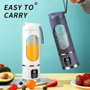Portable Fruit Juicer 450ml USB Rechargeable Blender Ice Crusher