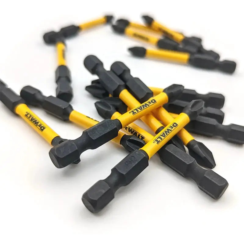 DeWalt PH2 and SL8 Drill Bit Set With Magnetic Ring Sleeve Extension Rods DWASLVMF2 DT70547T DT7505 DW2054