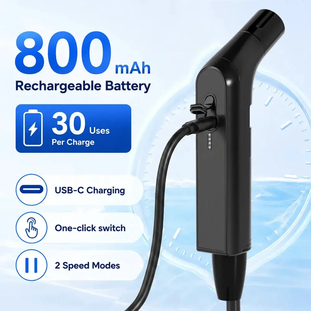 Wower portable electric bidet by Simples Market with USB-C charging, 800 mAh battery, 30 uses, 2 speed modes