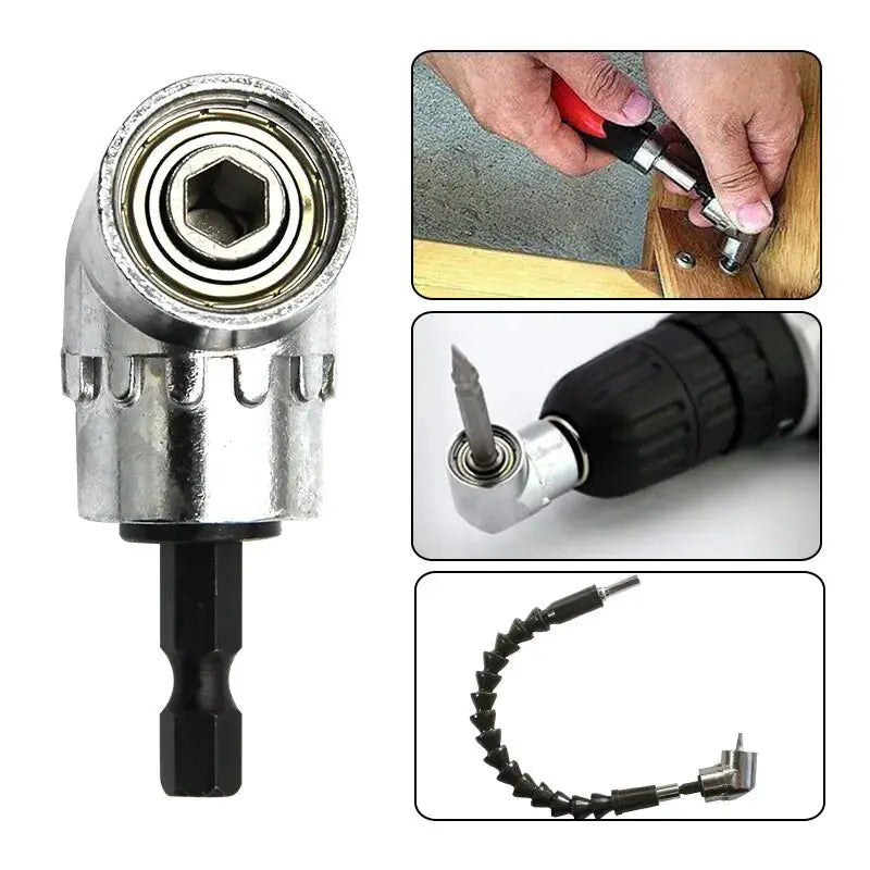 105 Degree Turning Screwdriver Joint For Electric Drill Corner Attachment Extension Socket Head Tool