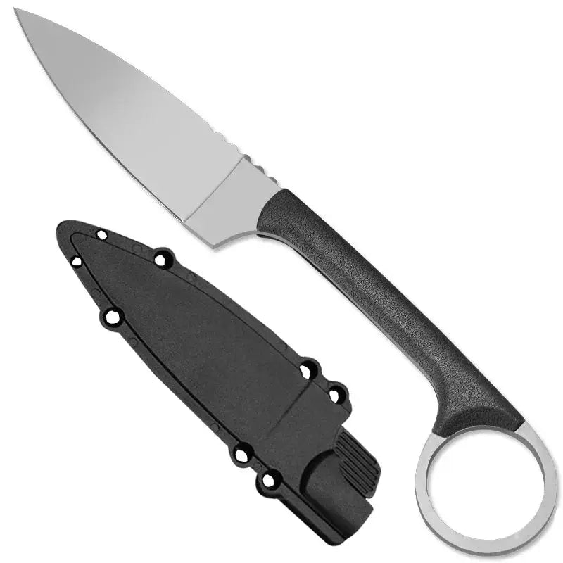 3P Portable Fruit Knife With Sleeve One Piece Stainless Steel Sharp Paring Knife For Fruit And Melon Cutting