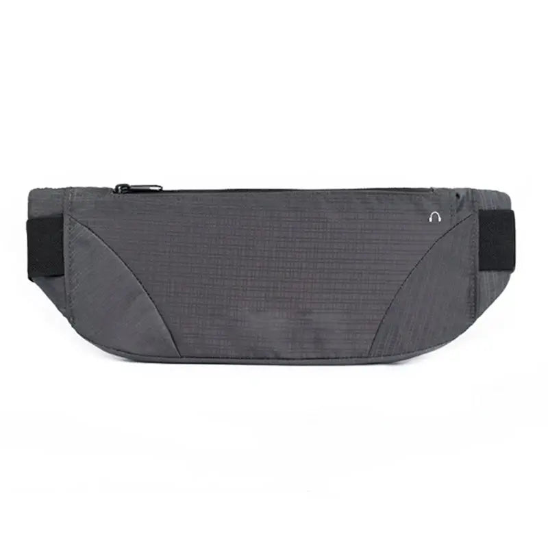 Fanny pack Simples Market gray waist bag for running, lightweight waterproof breathable phone pouch