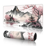 Large Extended Gaming Mouse Pad For Desk With Stitched Edges And Non Slip Rubber Base