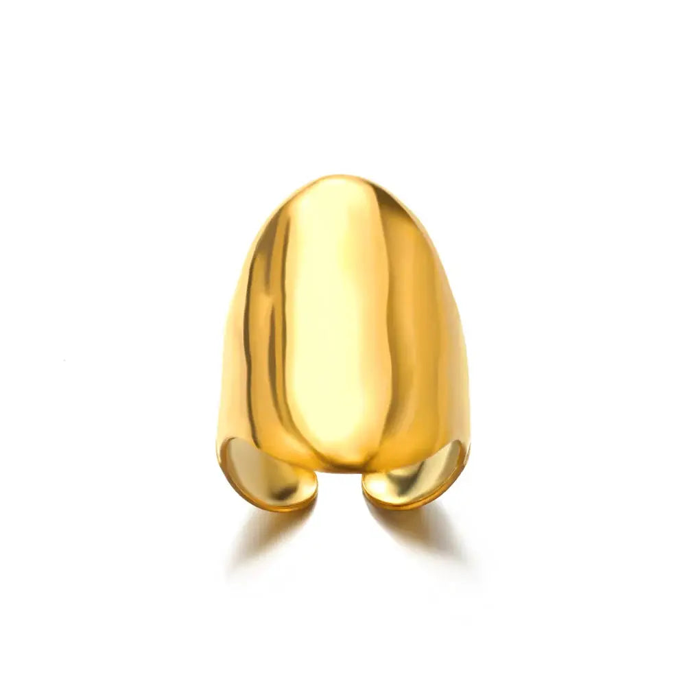 316L Stainless Steel Rings For Women Gold Color Never Fade Luxury Classic Wedding Rings Couple Jewelry Free Shipping