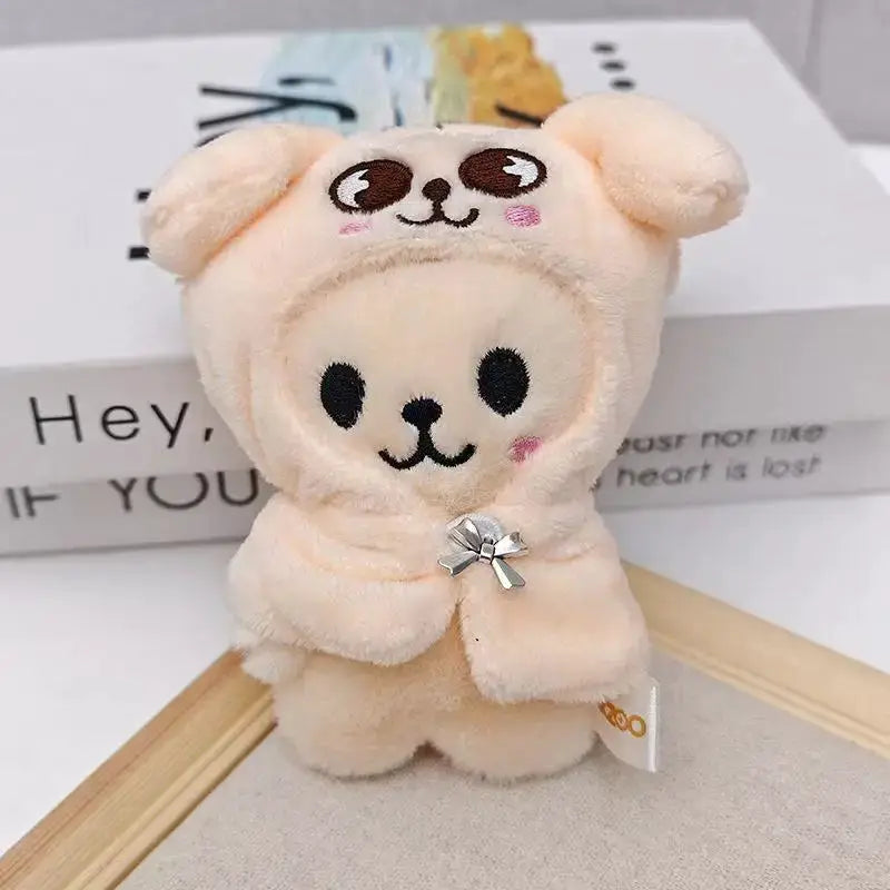 SKZOO Stray Kids Plush Keychain 12cm Doll Cloak Fashion Toy Fans Gift Official Collectible Item