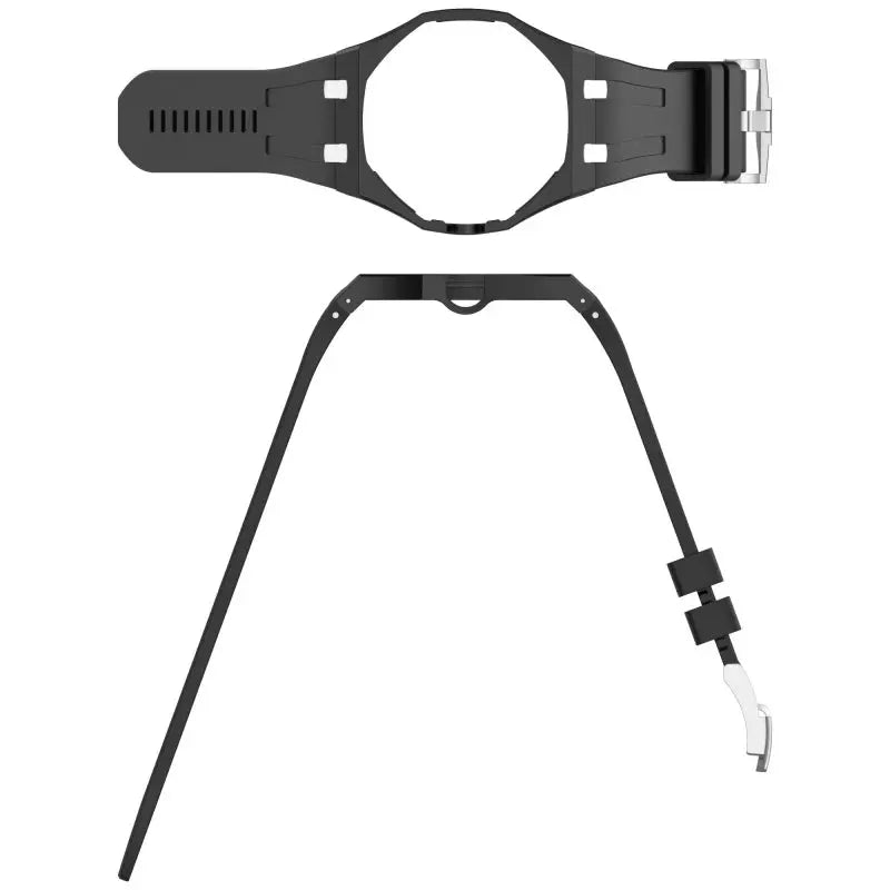 Simples Market 2-in-1 PC case and black silicone strap for Swatch X AP Royal Pop pocket watch to wristwatch conversion