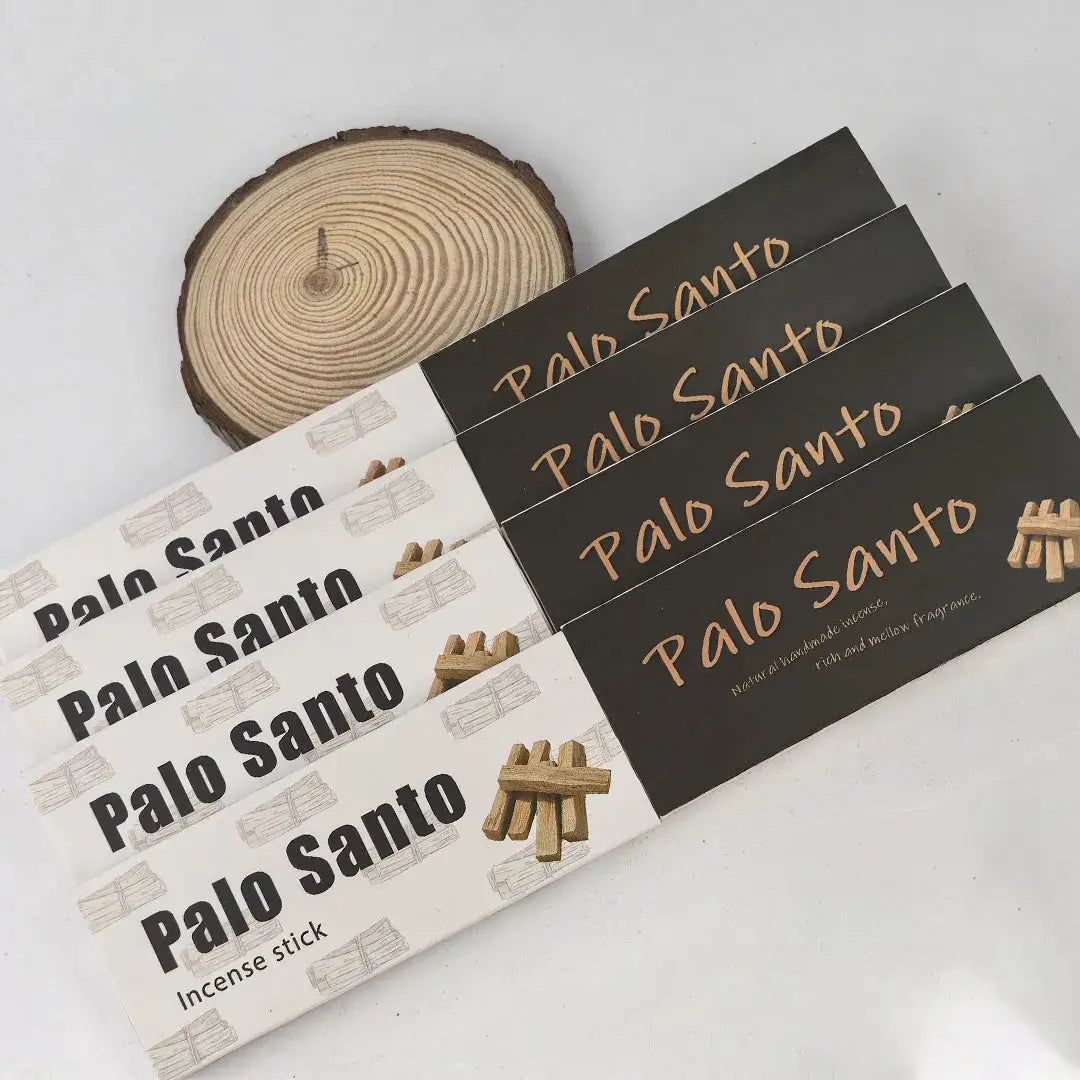 44Pcs Palo Santo Incense Sticks Box Bold 0.28cm For Home Yoga Relaxation Travel Aromatherapy Purifies Air