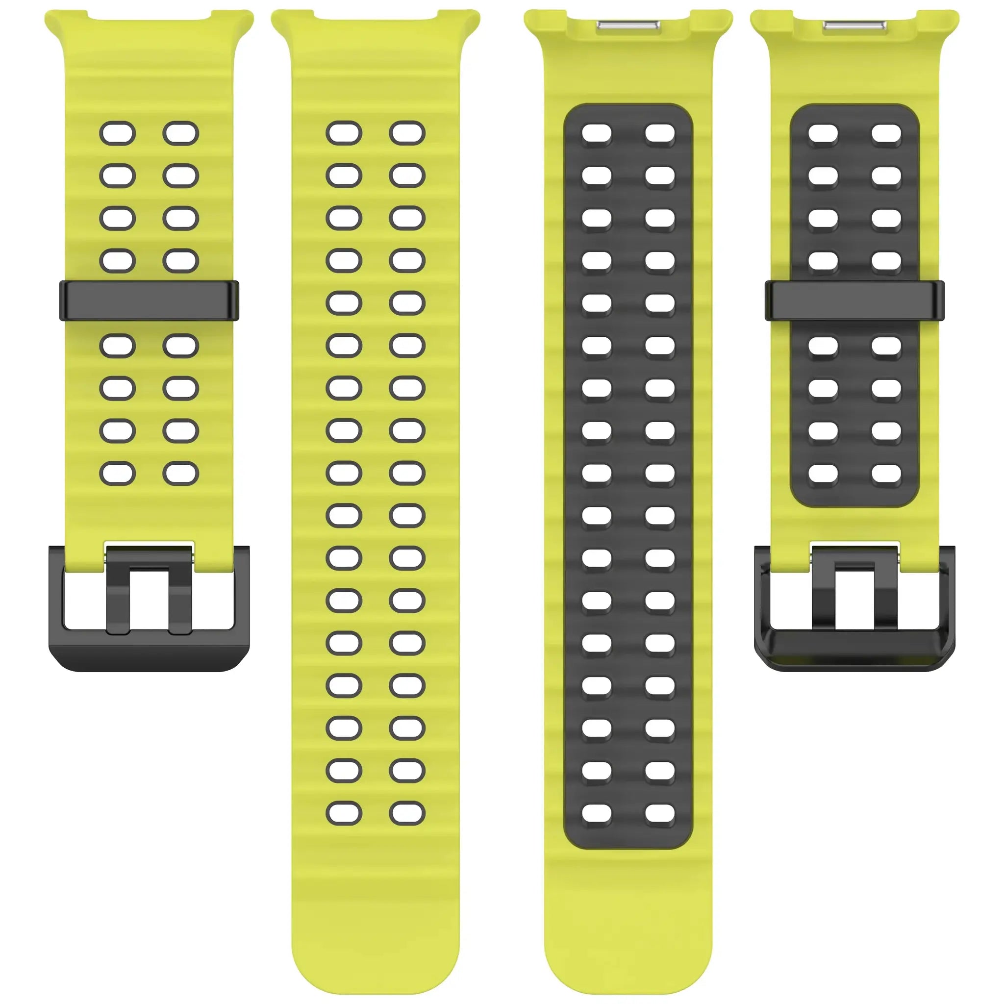 Silicone strap for Samsung Galaxy Watch 8/8 Classic Sport breathable wristband For Galaxy Watch 8 40/44mm Two-Tone silicone band