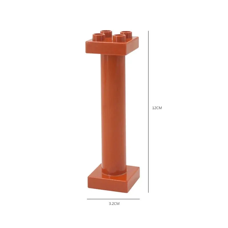 9 Sizes Big Building Plastic Blocks Base Plates Compatible With Large Bricks And Assembly Figures For Kids Toys