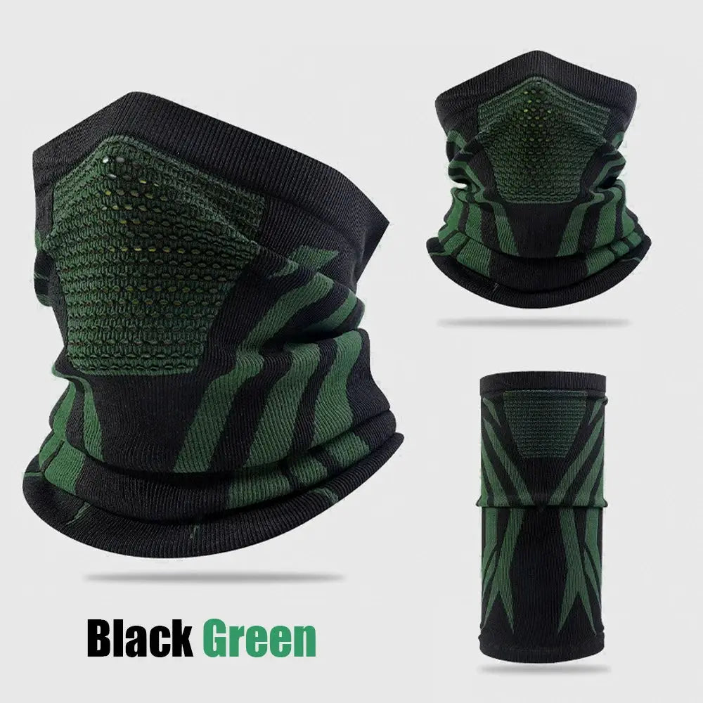 Winter Warm Skiing Mask Neck Gaiter Unisex Elastic Breathable Cycling Running Motorcycle Mask For Outdoor Sports