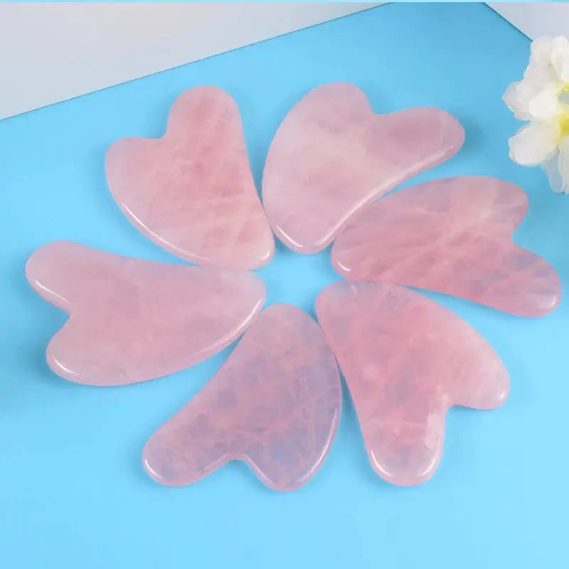 Natural Stone Jade Gua Sha Facial Beauty Scraping Massage Tool For Firm Skin Care Spa Therapy
