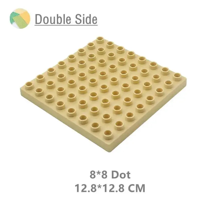 9 Sizes Big Building Plastic Blocks Base Plates Compatible With Large Bricks And Assembly Figures For Kids Toys