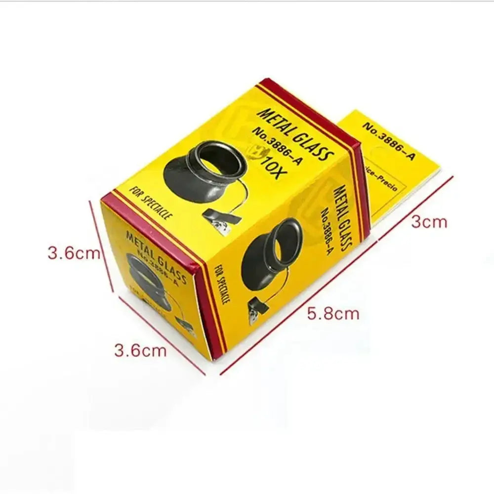 Simples Market clip-on magnifier kit for watch repair, 5X–20X, yellow packaging
