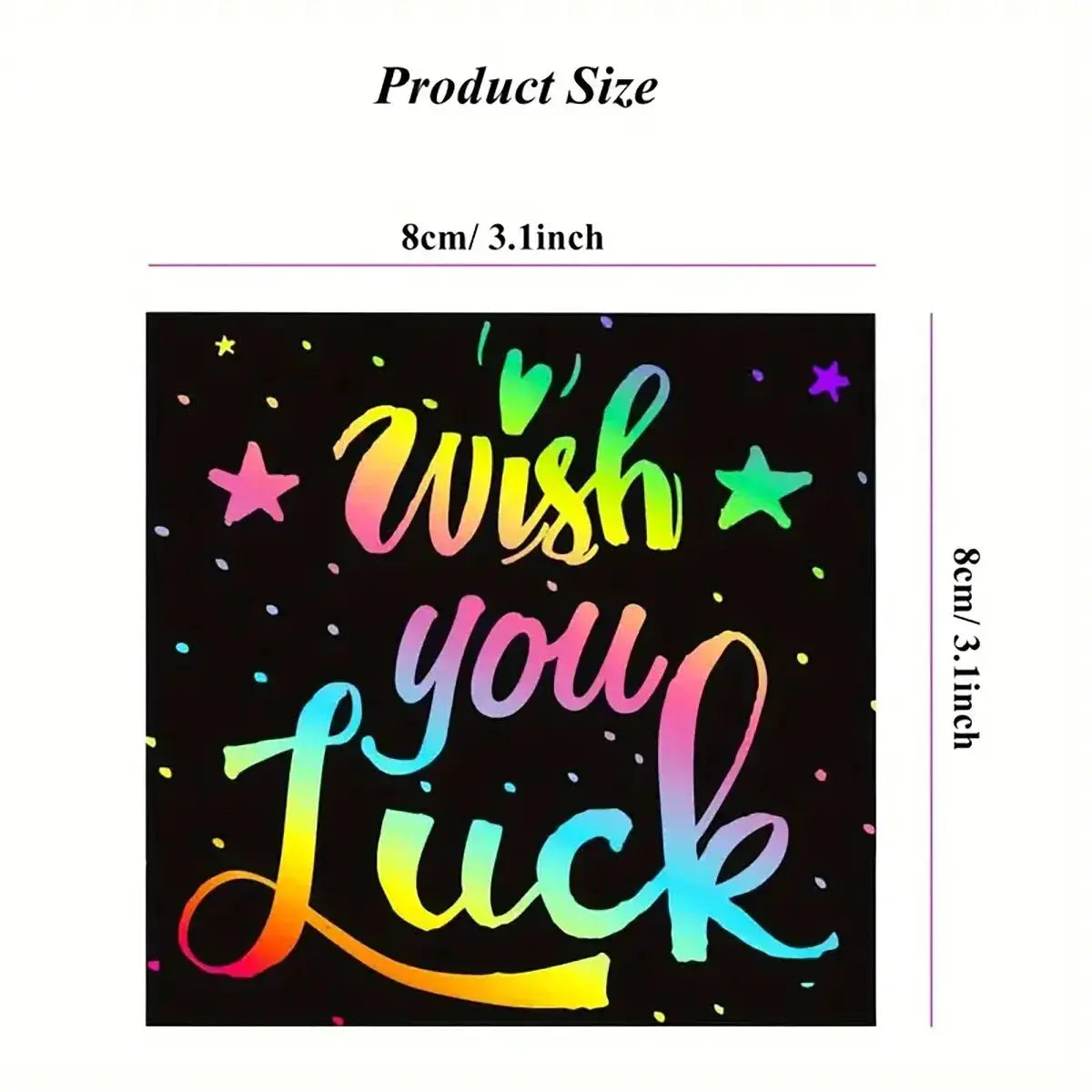 Dazzling Scratch Painting Art Kit For Parent Child Interactive Toy With Note Cards Handmade Painting