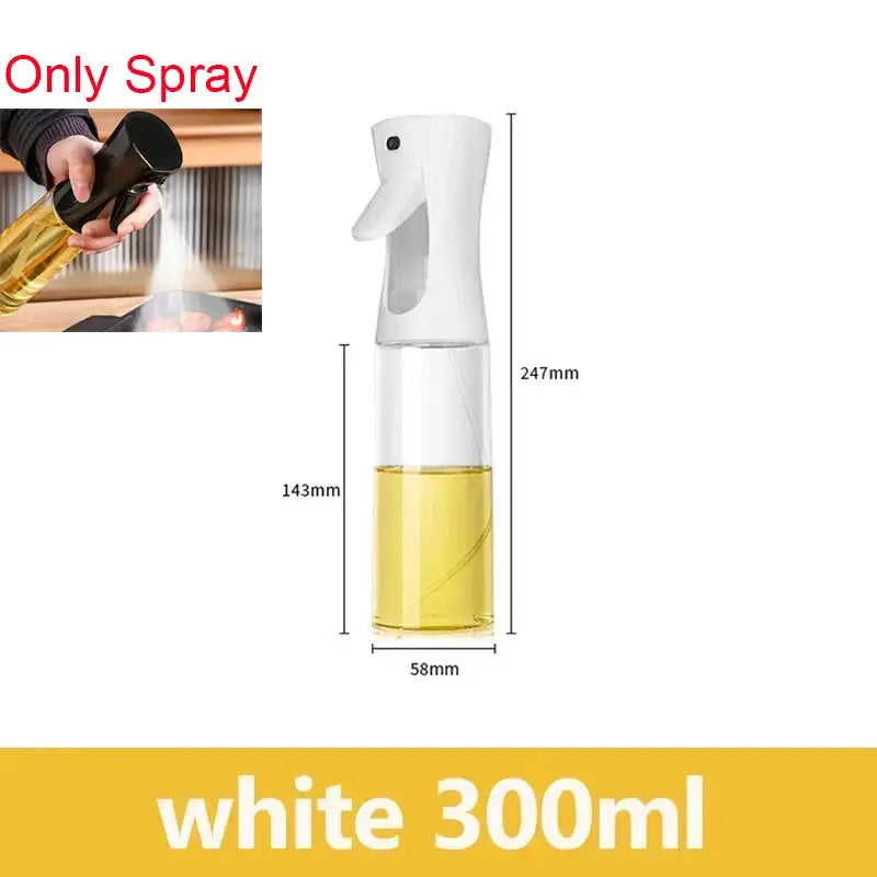 2 In 1 500ml Plastic Kitchen Oil Sprayer Bottle For Olive Oil Dispenser BBQ Baking Roasting