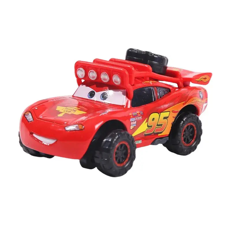 Disney Pixar Cars One Fifty Five Scale Diecast Lightning McQueen And Mater Metal Car Model Collectible Toy