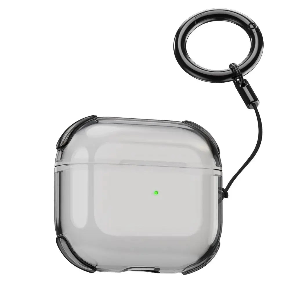 Transparent TPU Case For AirPods Pro 1st And 2nd Gen 3rd Gen And 4th Gen With Lanyard Shockproof Crystal Clear Cover