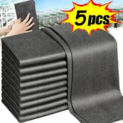 5 To 10 Pcs Magic Cleaning Cloths Microfiber Reusable Rags For Car Windows Mirrors And Household Kitchen Cleaning