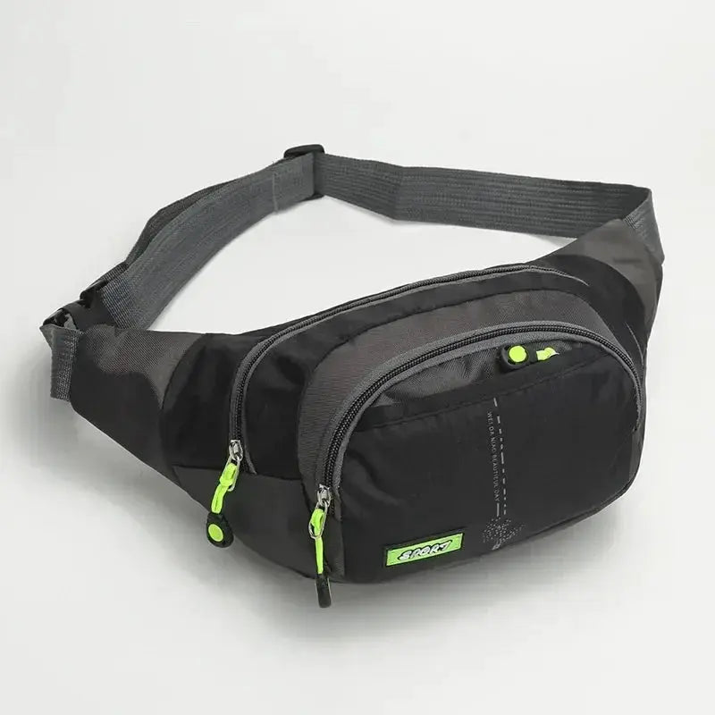 Travel Waist Bag Zipper Outdoor Sports Shoulder Bag Men's and Women's Waterproof Fashion Large - capacity Adjustable - Simples Market