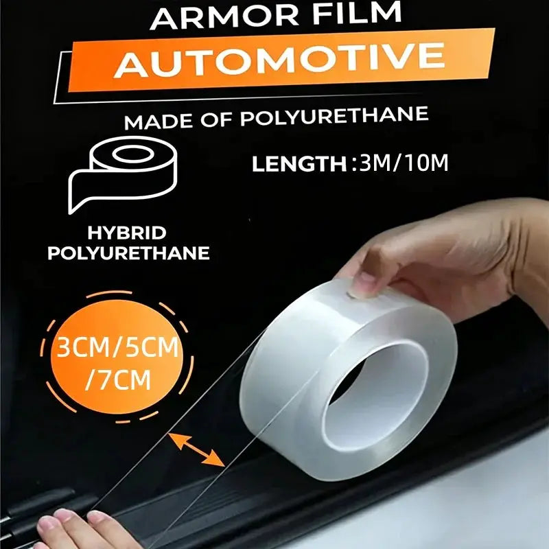 Car Door Edge Protector Universal Sill Sticker Anti Scratch Transparent PVC Film Protection For Auto Accessories