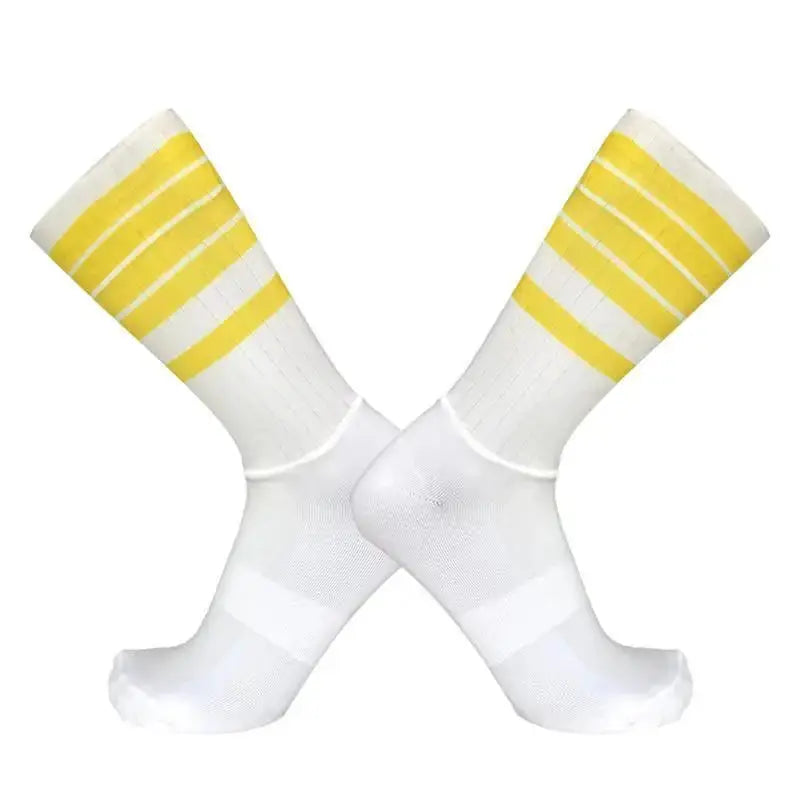 Aero Anti Slip Silicone Summer Cycling Socks For Men Grip And Comfort For Bike And Running