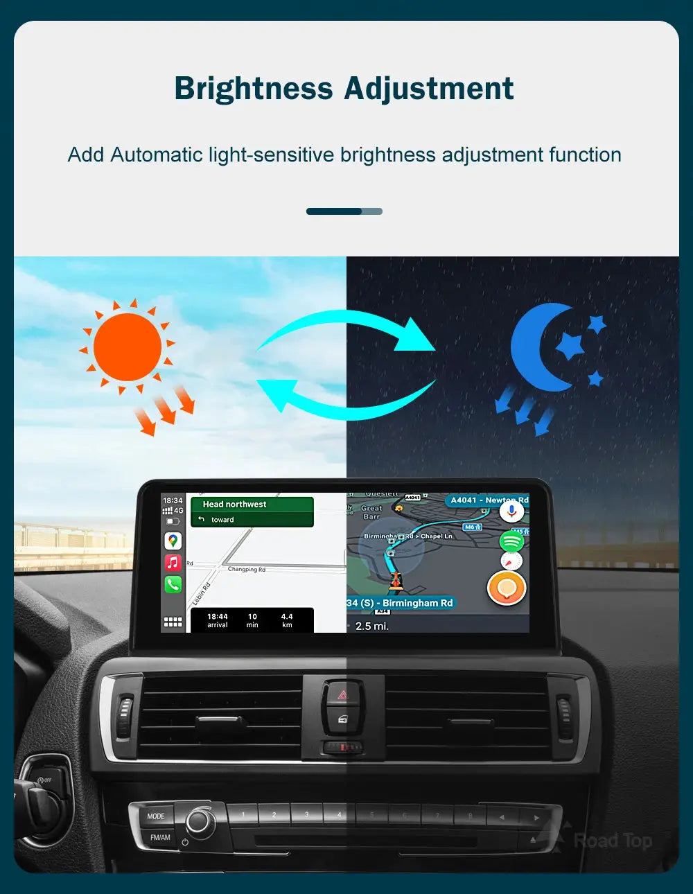 Simples Market 10.25–12.3-inch wireless CarPlay/Android Auto multimedia display for BMW F20–F33 in-dash touchscreen