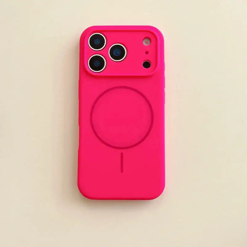 MagShield Solid Color Silicone MagSafe Case for iPhone 17 Pro Max 17 and 17 Pro Seamless Wireless Charging